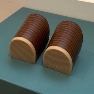 Pashion Footwear 3-inch block heels in light wood (Women’s 9-11)